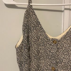 Long cheetah patterned dress